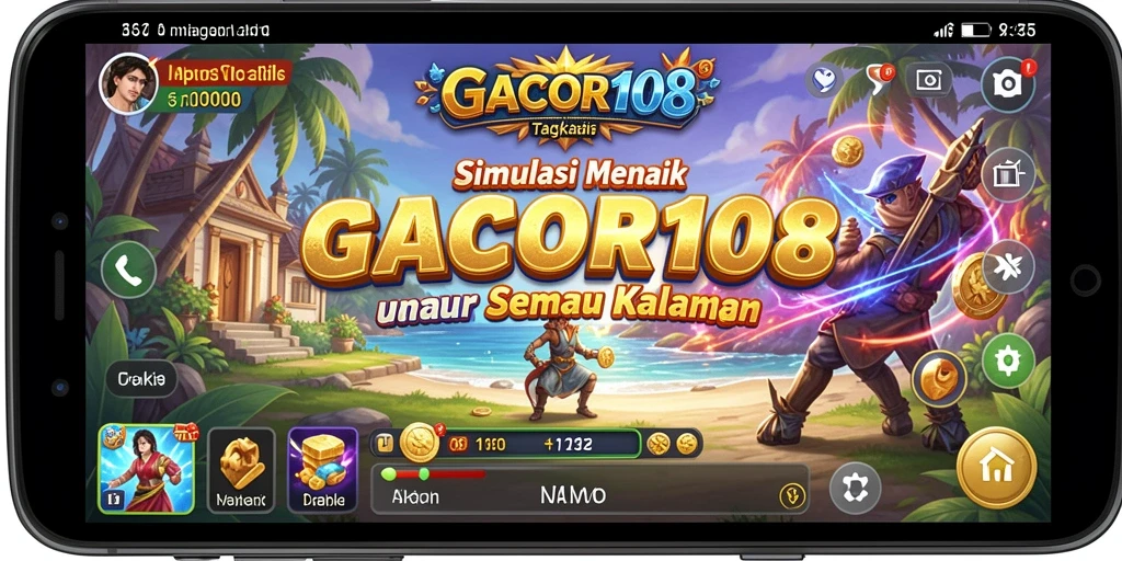 Screenshot gameplay GACOR108 yang menunjukkan aksi seru dalam simulasi.