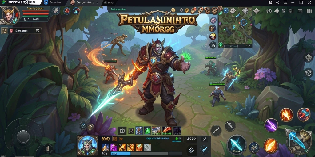 Tampilan gameplay menarik dalam INDOSATTOTO dengan grafik yang memukau.