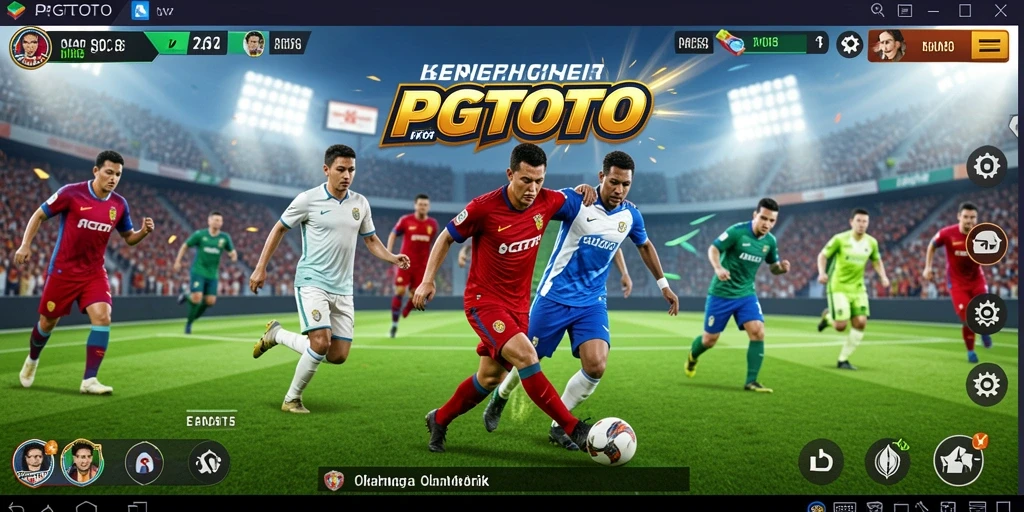 Screenshot PGTOTO menunjukkan aksi seru dalam permainan olahraga.
