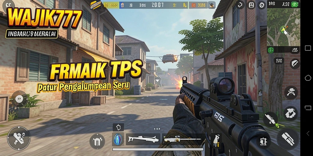 Tampilan gameplay seru dalam permainan TPS WAJIK777.